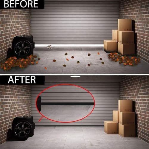 Suptikes 2PACK Door Draft Stopper 34 W x 39 L Black