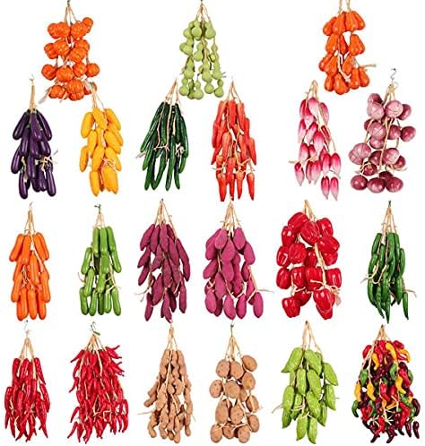 Artificial Fruit Vegetable String for Home Kitchen Decoration