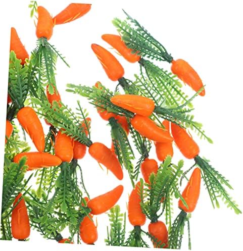 Garneck 180pcs Realistic Carrots Kitchen Decorations