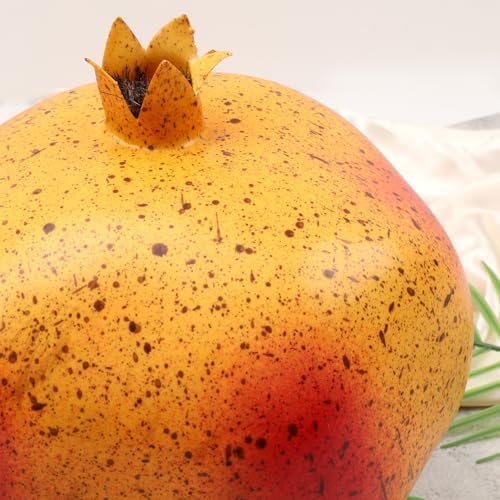 Woration Artificial Oversize Pomegranate Decor Prop
