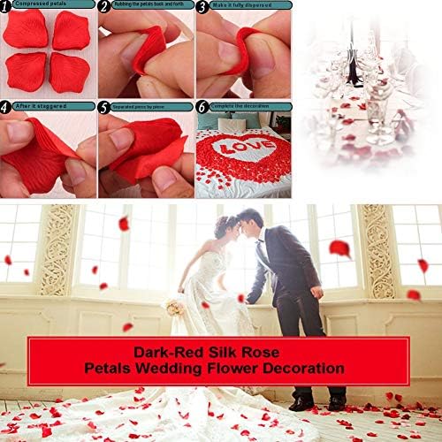 1000 Pieces Light Purple Artificial Silk Rose Petals Wedding Decoration