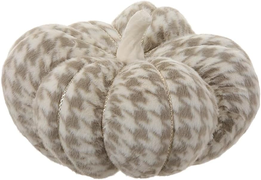 13 Inch Hx18 W Artificial Pumpkin - Gray Beige Pack of 2