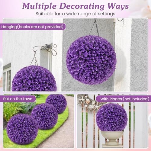 Goplus 175 Inch Artificial Topiary Balls Set of 2