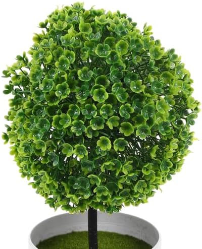 2pcs Artificial Topiary Plants Potted Decor for Home Office