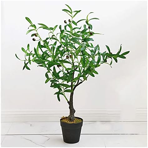 31 Inch Artificial Tree with Silk Olive Leaves and Fruits