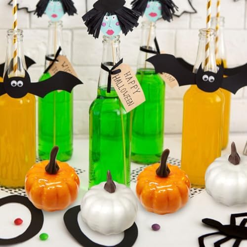 Zcargel Foam Pumpkin Props 12PCS Halloween Thanksgiving Decorations