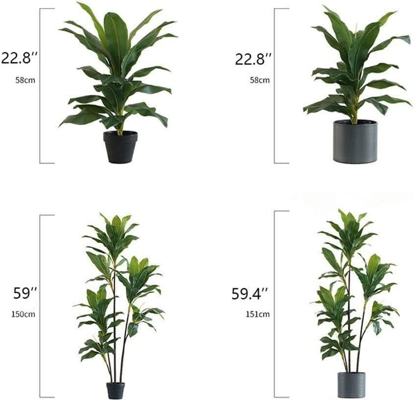 Artificial Tree 58cm High Modern Fake Plants for Home Office