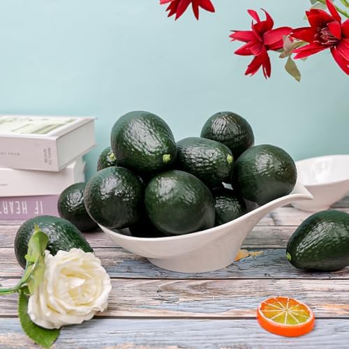 Gresorth 6pcs Artificial Lifelike Avocado Decoration