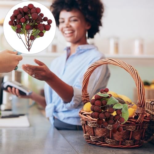 Realistic Simulated Bayberry Faux Fruit Decor