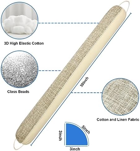 NABOWAN 30 Inch Weighted Under Door Draft Stopper