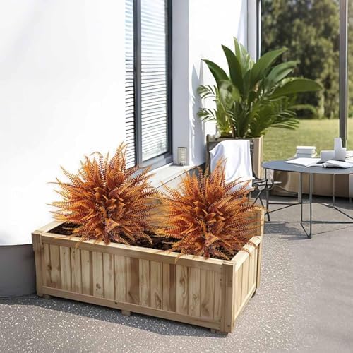 Artificial Ferns Topiary Trees for Outdoor Decor