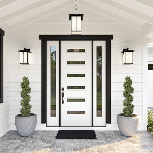 Hobyhoon Artificial Topiary Trees for Porch Garden Decor