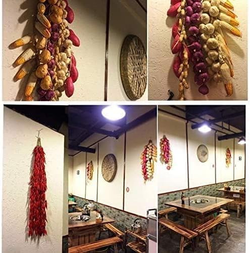 10pack Realistic Artificial Chili Peppers Hanging Decor