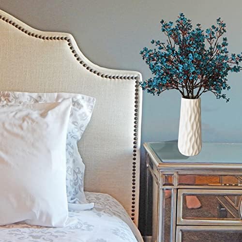 Mandys Teal Artificial Babys Breath Flowers 6 Bundles