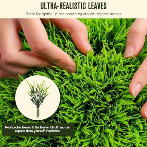 2pcs Artificial Spiral Topiary Cedar Trees for Home and Yard
