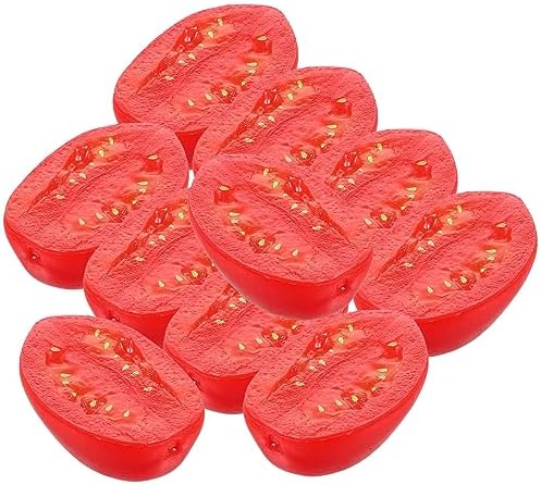 TOYANDONA 10PCS Lifelike Cherry Tomato Artificial Decor Models
