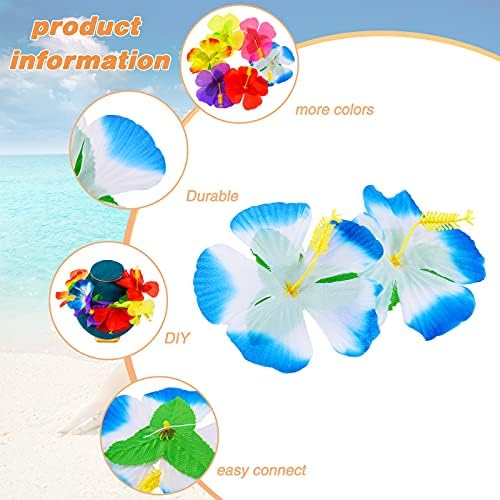 WILLBOND 120 Piece Hibiscus Flowers Decor Set