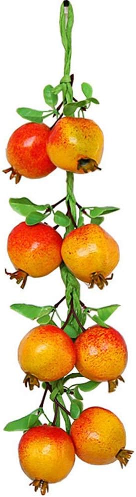 Artificial Pomegranate Fruit String Decor 52cm