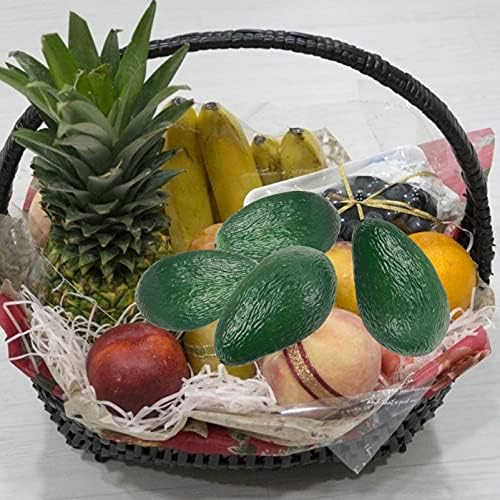 FOMIYES Plastic Artificial Avocado Set of 6