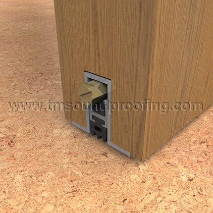 TMS Automatic Door Seal - Narrow Profile Soundproofing Strip
