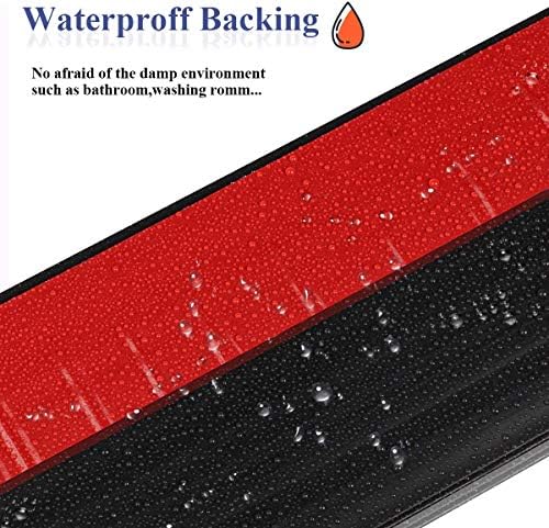 Suptikes 2PACK Door Draft Stopper 34 W x 39 L Black
