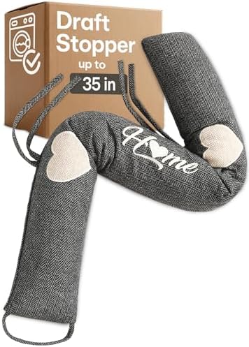 Praknu Door Draft Stopper 35 Inch Weighted