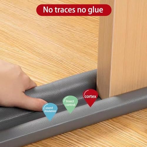 Hslyee Door Draft Stopper Weather Stripping Noise Blocker