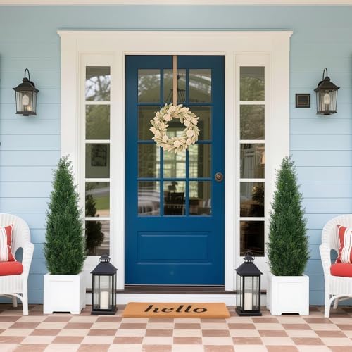 3FT Artificial Cedar Topiary Trees Set of 2
