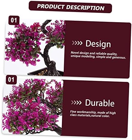 Artificial Bonsai Tree 36x32cm Pot Decor