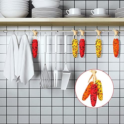 9 Piece Thanksgiving Fake Corn Decor Set 3 Styles