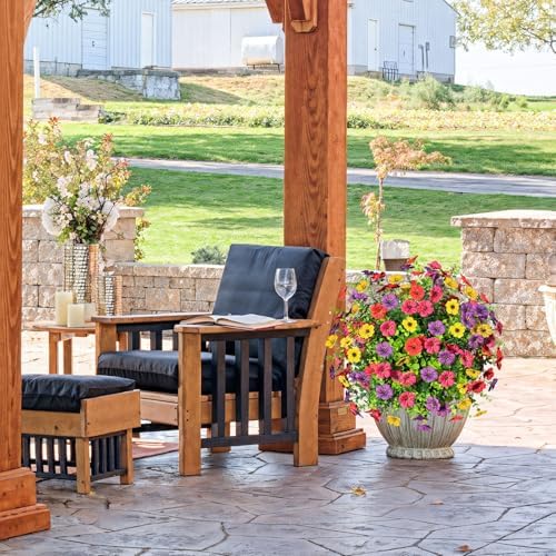 2 Pack 236 Inch Artificial Boxwood Topiary Trees
