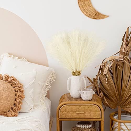 50PCS Beige Artificial Pampas Grass Decor