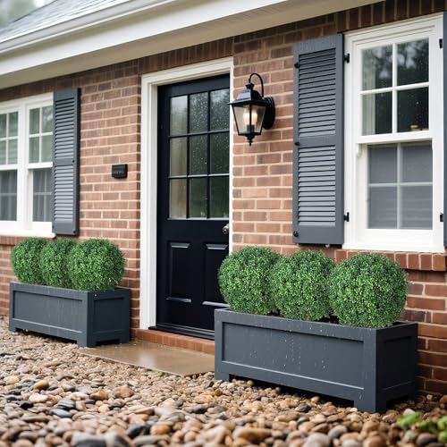 26 Inch Artificial Topiary Trees Set of 2