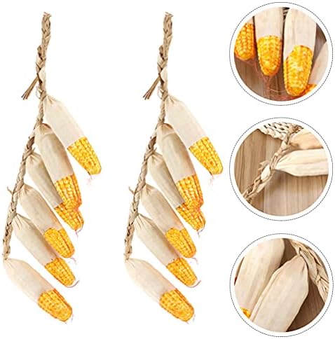 2Pcs Artificial Corn String for Fall Decoration