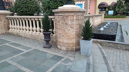 3ft Artificial Cypress Topiary Plant with UV Protection