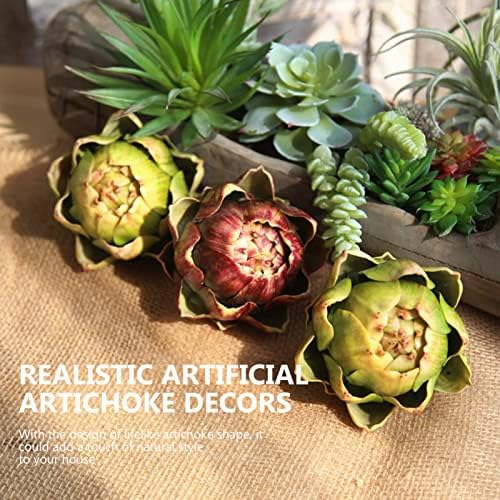 Gadpiparty 2pcs Artificial Artichoke Decor