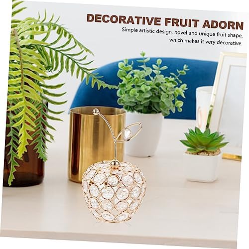 DECHOUS Crystal Fruit Adornment Desktop Decoration