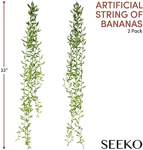 SEEKO Succulents Extra Large Fake Seaweed 33 Long Pack of 2