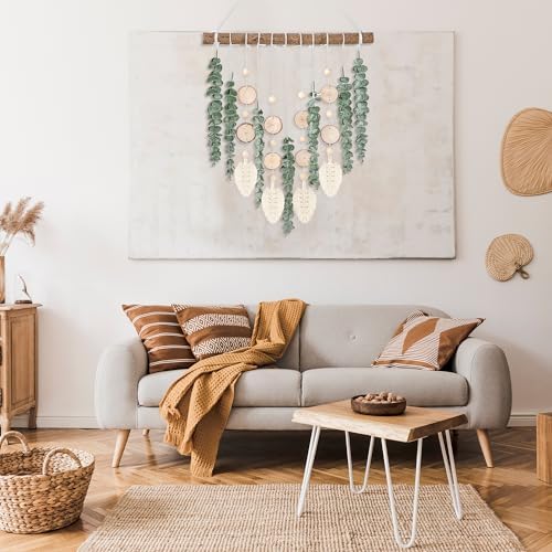 21 Inch Eucalyptus Wall Hanging Decor
