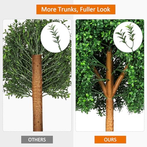 26 Inch Artificial Topiary Trees Set of 2