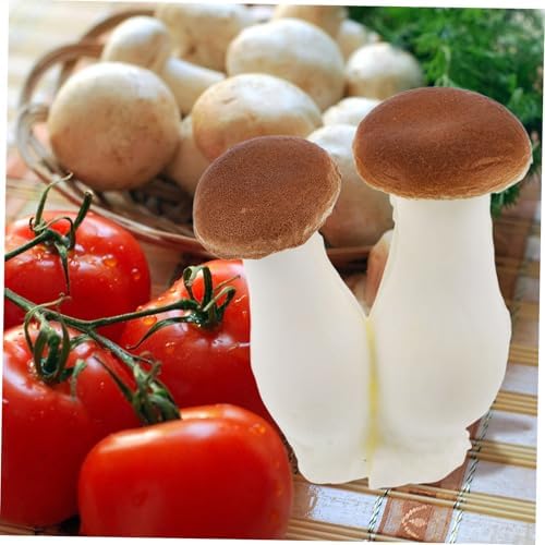 Realistic Fake Mushroom Model for Kitchen Decor