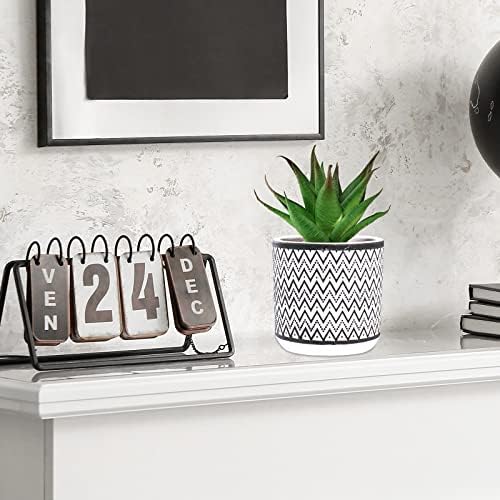 Winlyn 3 Pcs Artificial Succulent Plants Set