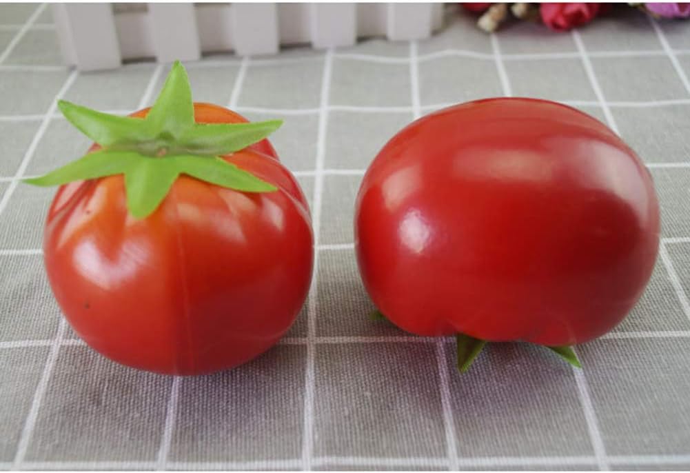 10Pcs Artificial Tomatoes for Home Decor and Photo Props