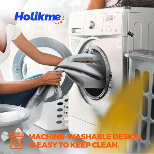 Holikme Door Draft Stopper 2x36 Inch Grey
