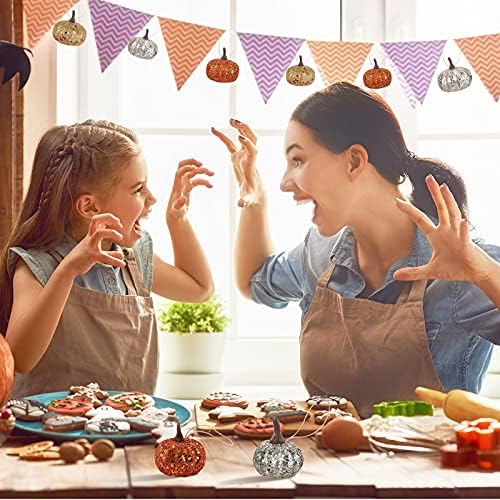 Syhood 24 Pcs Fall Thanksgiving Pumpkin Decorations