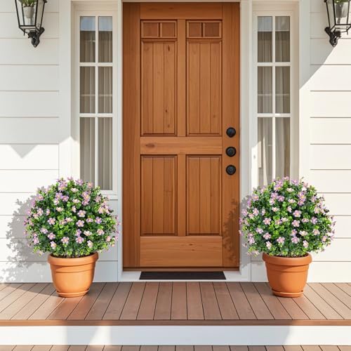 Goplus 215 Inch Artificial Boxwood Topiary Ball Set of 2