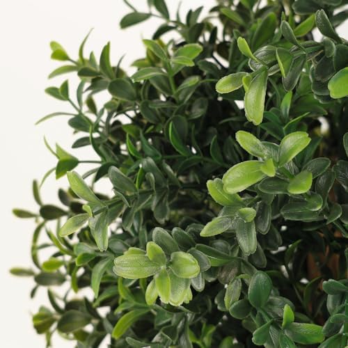 30 Inch Artificial Boxwood Topiary 2 Pack Outdoor Decor