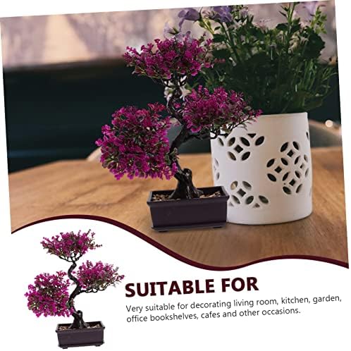 Artificial Bonsai Tree 36x32cm Pot Decor