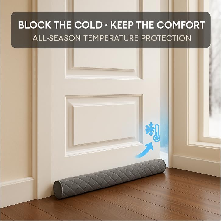 36 Inch Premium Velvet Weighted Draft Stopper