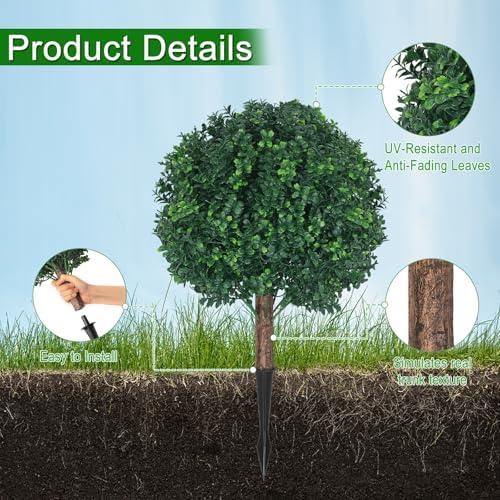 Artificial Cypress Topiary for Garden and Porch